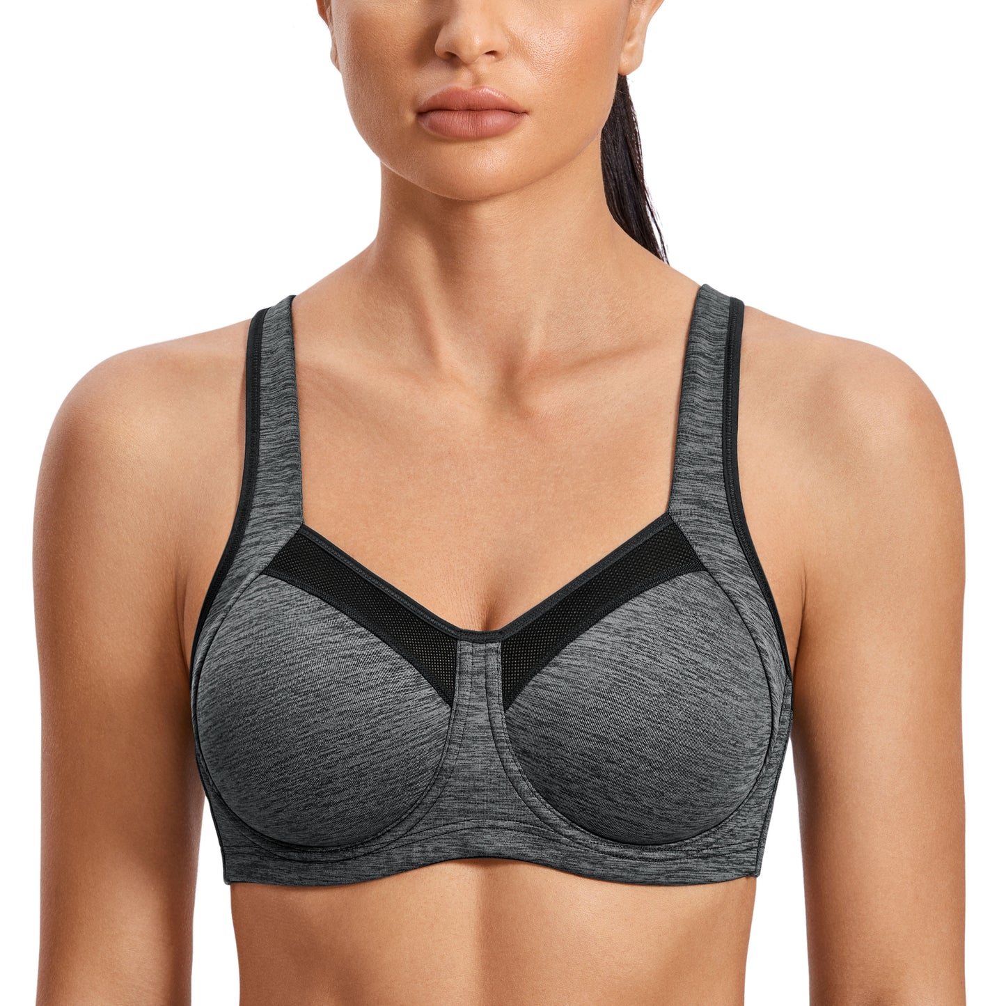 Women's High Impact Underwire Sports Bra with Adjustable Straps - activesportslife