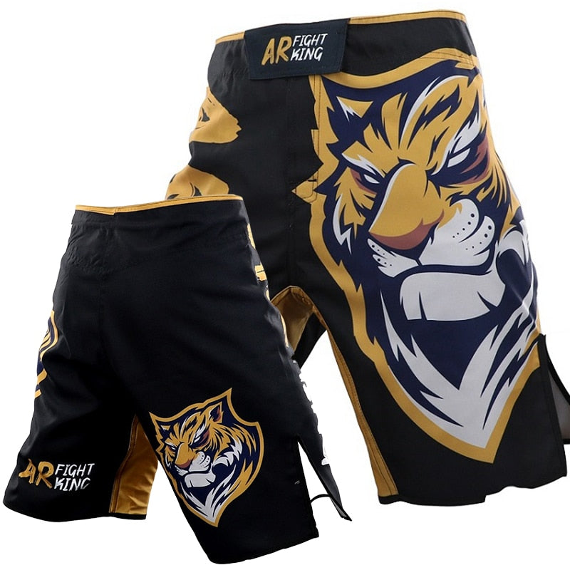 MMA Shorts Tiger Muay Thai Pants Mixed Martial Arts Jiu-jitsu Grappling Sparring Kickboxing Boxing Training Shorts - activesportslife