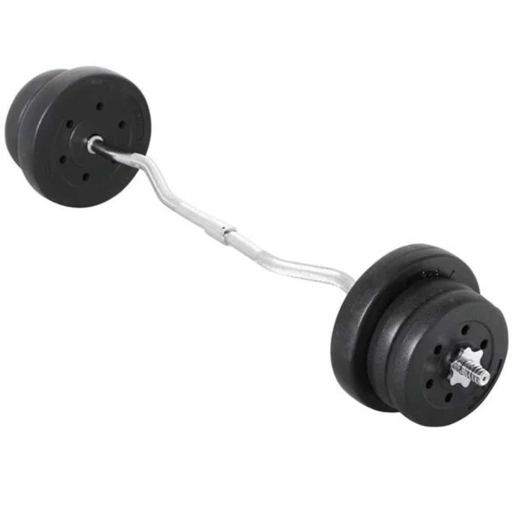 55lb Barbell Curl Bar for Home/Gym,Black - activesportslife