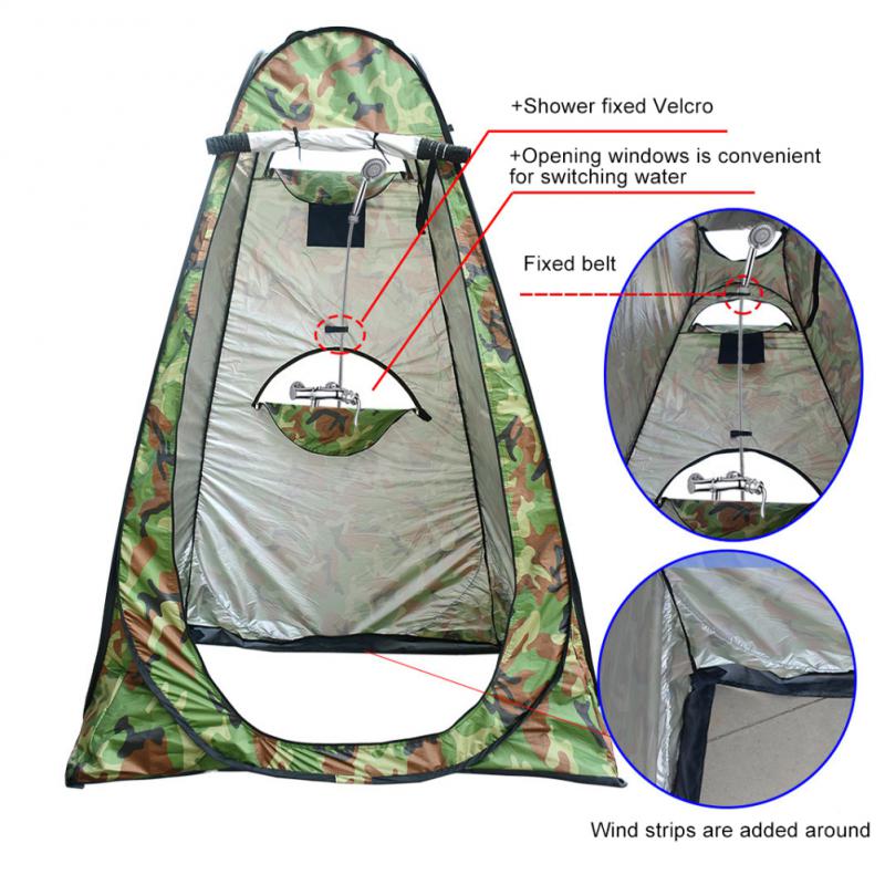 Portable Outdoor Camping Changing Fitting Room Shower Mobile Toilet Tent - activesportslife