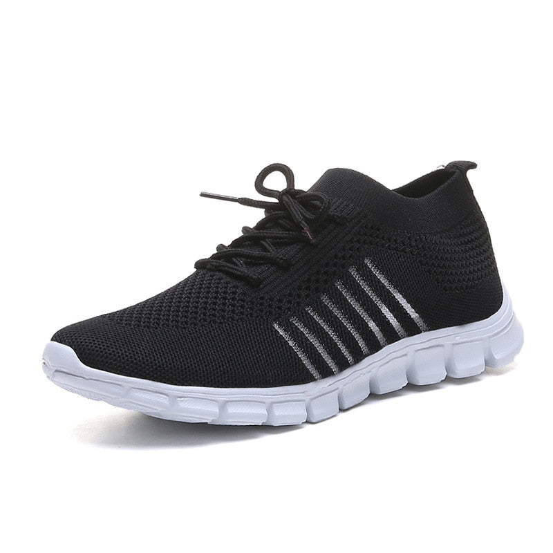 Trendy Mesh Platform Tennis Sneakers Breathable Casual Sports Shoes Women - activesportslife