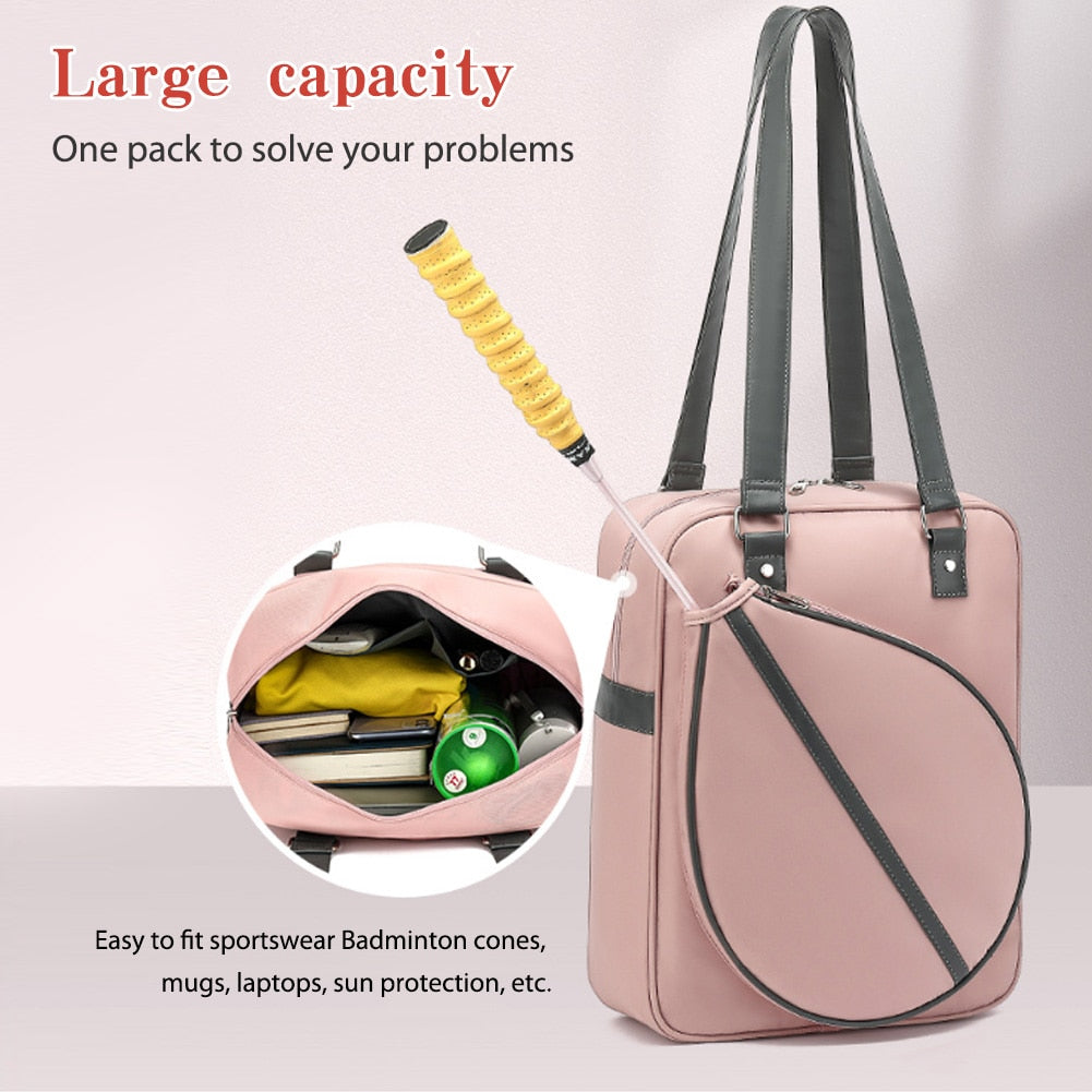 Portable Badminton Racket Shoulder Bag Eco-friendly