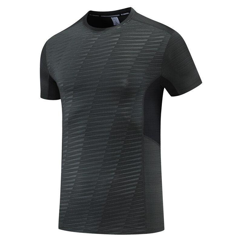 Men Fashion Short Sleeves Bodybuilding Fitness Cool Shirts - activesportslife