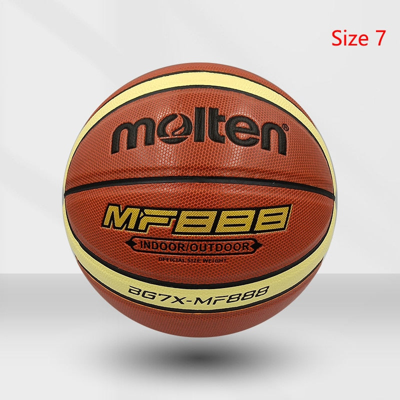 Molten Basketball Ball Official Size 7/6/5 PU Leather Outdoor Indoor - activesportslife