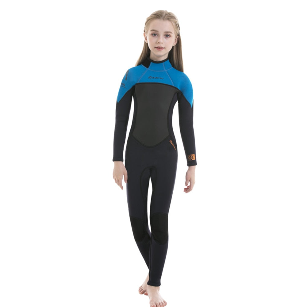 Children Diving Surfing Suit Long-Sleeved One-piece - activesportslife