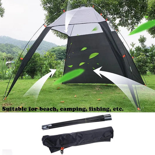 Outdoors Canopy Beach Shelter Lightweight Sun Shade Tent Waterproof Tent Garden Sun Awning For Fishing Camping Travel Accessory