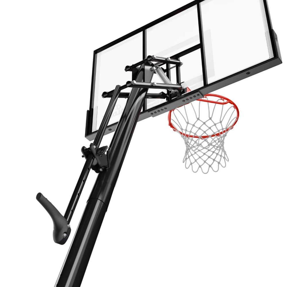 7.5Ft Basketball Hoop with 54 In. Shatter-proof Polycarbonate Backboard, Portable Basketball Hoop System - activesportslife