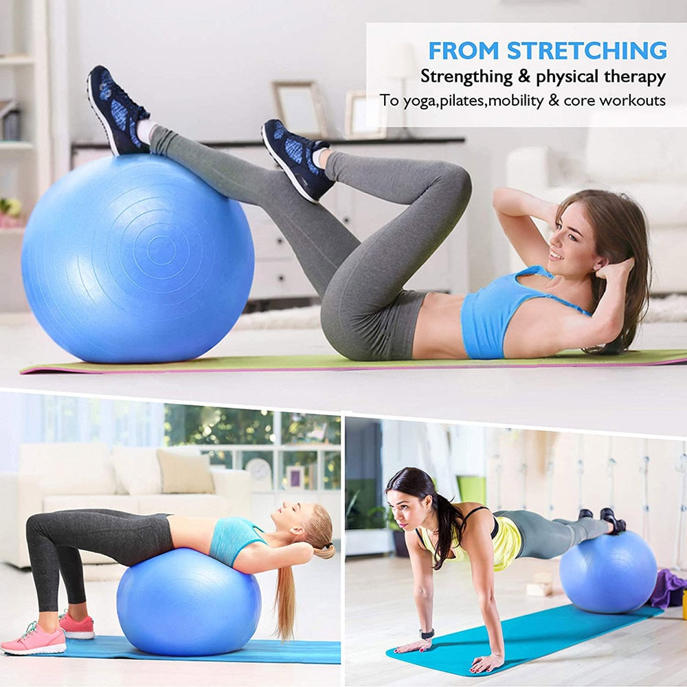 Yoga Ball Pilates Workout Ball 65/75/85CM - activesportslife