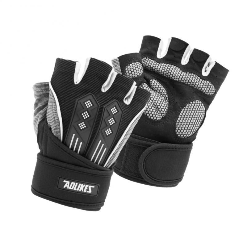 Anti-slip Cycling Gloves Polyester Fiber Breathable Hand Protection Nylon - activesportslife