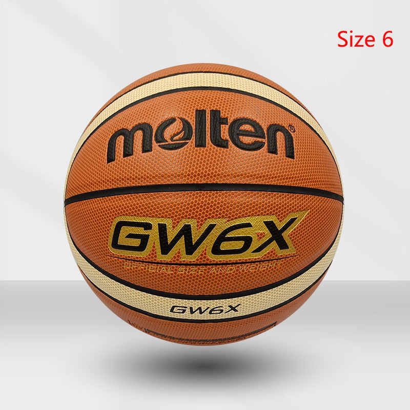 Molten Basketball Ball Official Size 7/6/5 PU Leather Outdoor Indoor - activesportslife