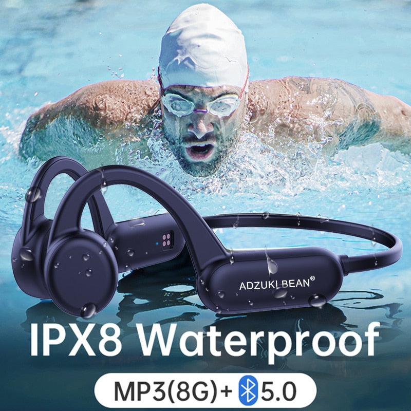 XIAMI Bluetooth Earphone Swimming IPX8 / IPX4 Headphones With Mic Wireless Waterproof Headset for Iphone - activesportslife