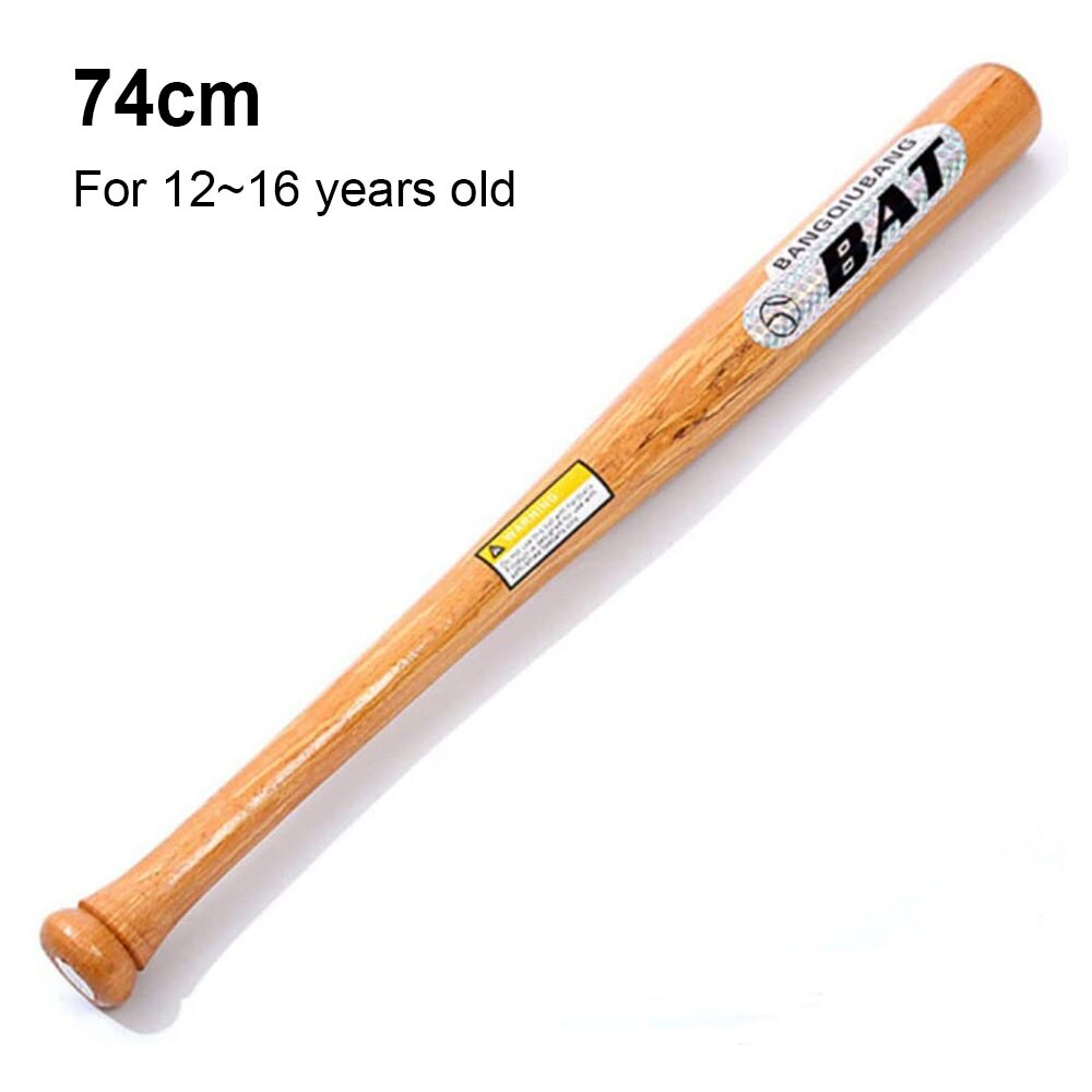 54cm 64cm 74cm 84cm Solid Wood Baseball Bat Professional Hardwood - activesportslife