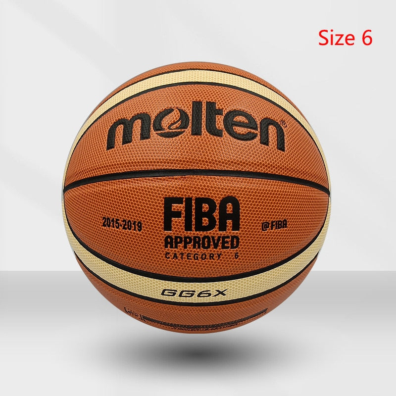 Molten Basketball Ball Official Size 7/6/5 PU Leather Outdoor Indoor - activesportslife