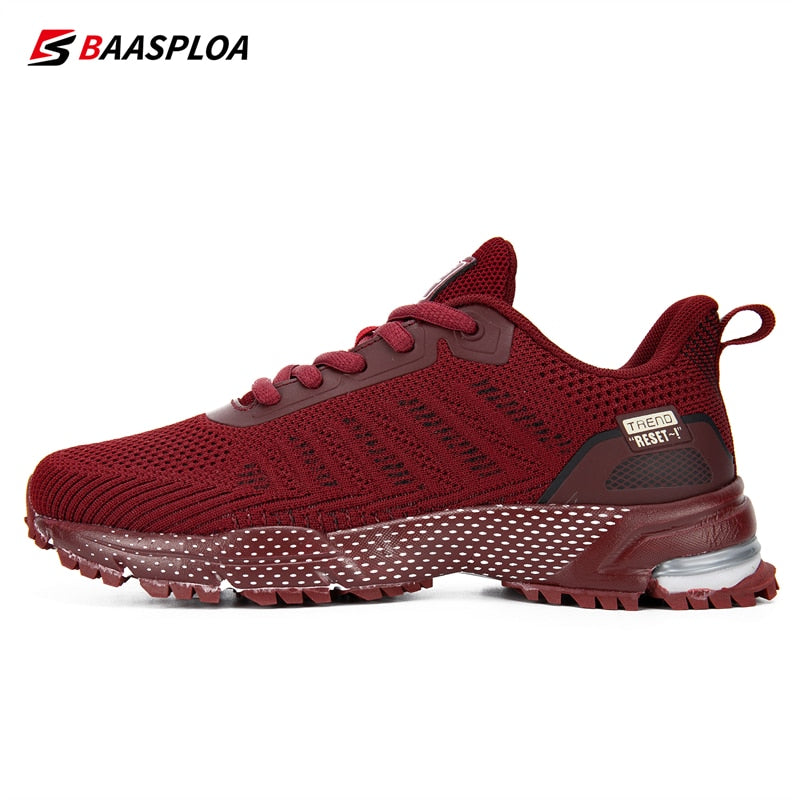 Baasploa 2023 New Running Shoes for Women Breathable Wear Resistant Antiskid Lightweight - activesportslife