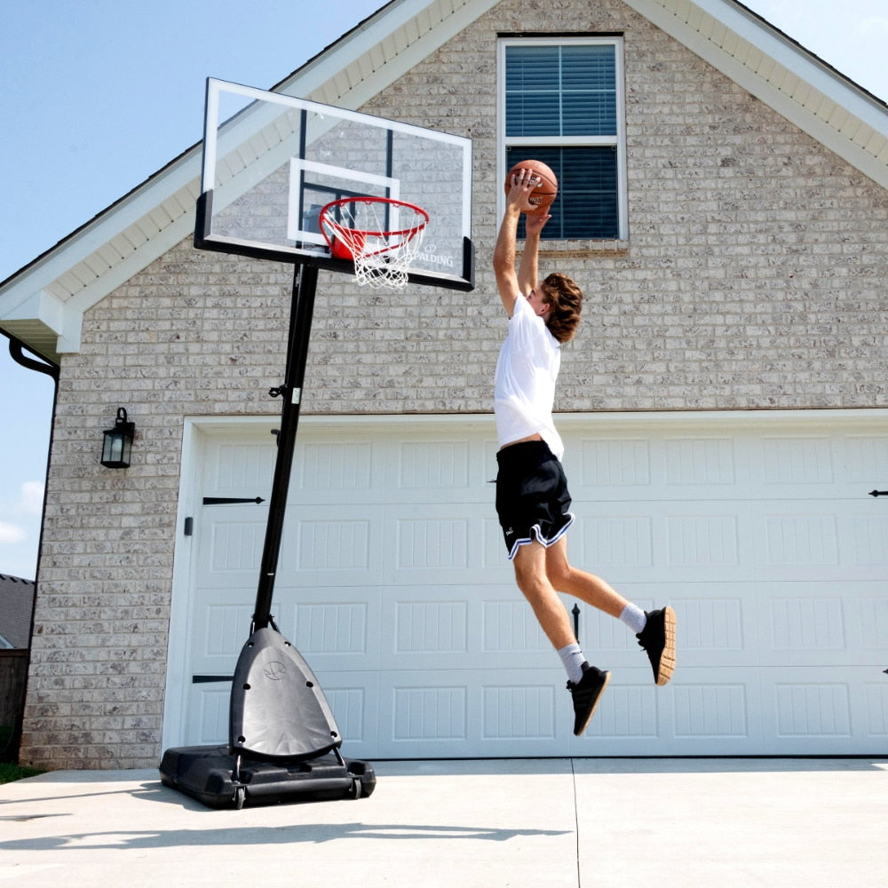 7.5Ft Basketball Hoop with 54 In. Shatter-proof Polycarbonate Backboard, Portable Basketball Hoop System - activesportslife