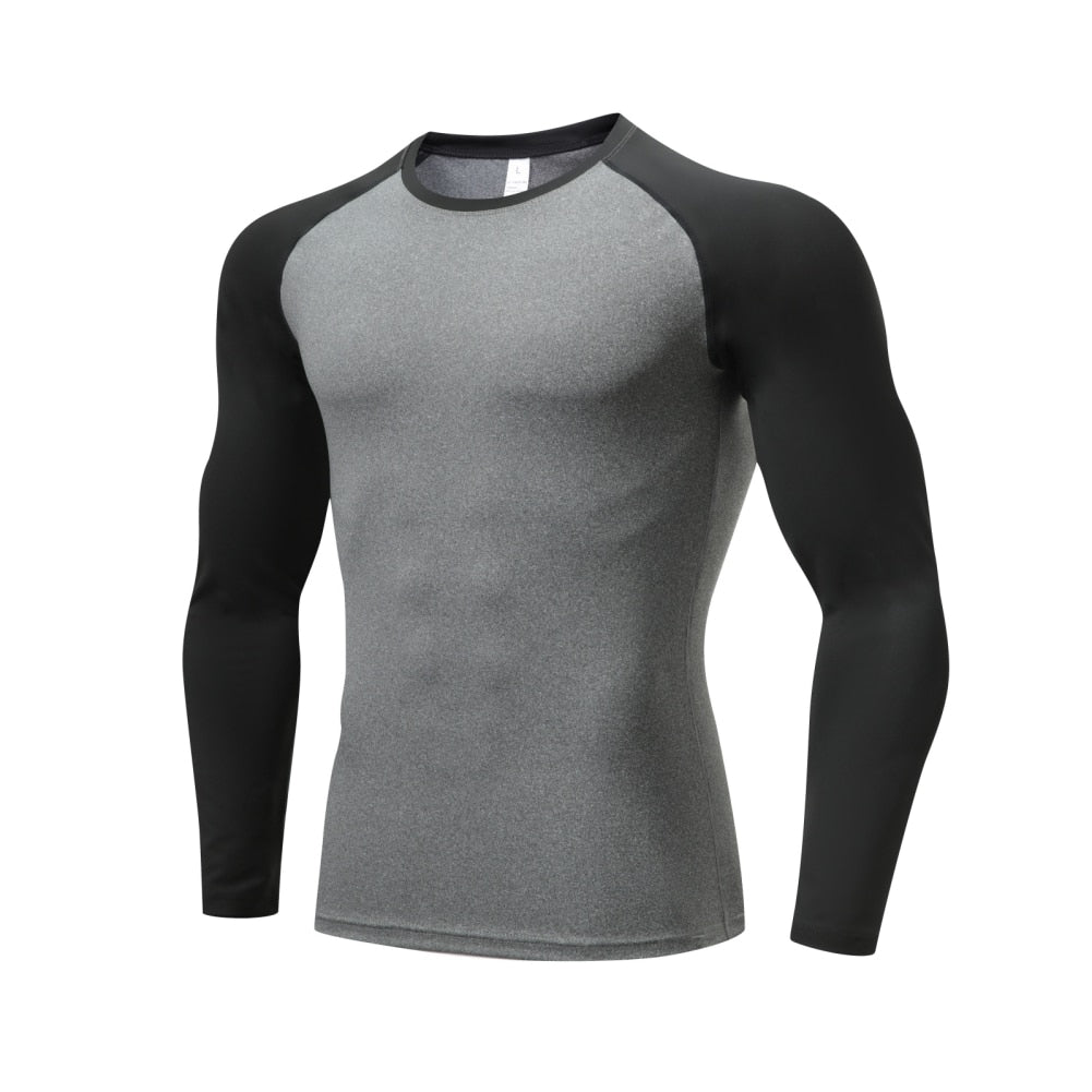 Men's Running T-shirts Sport Top Workout Breathable Long Sleeve - activesportslife