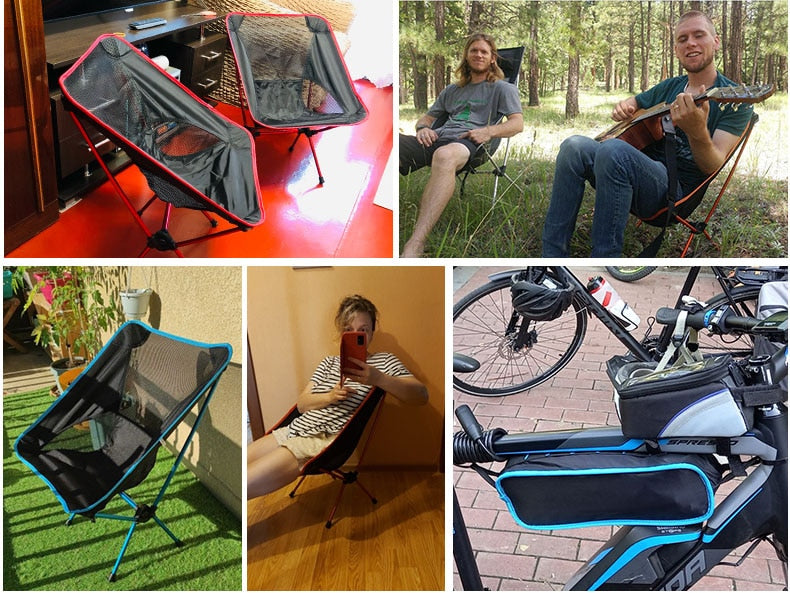 Outdoor Portable Folding Chair Ultralight Camping Chairs - activesportslife