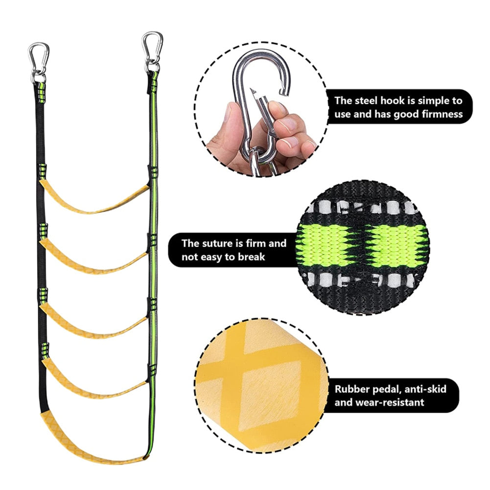 3/4/5 Step Boat Rope Ladder - activesportslife