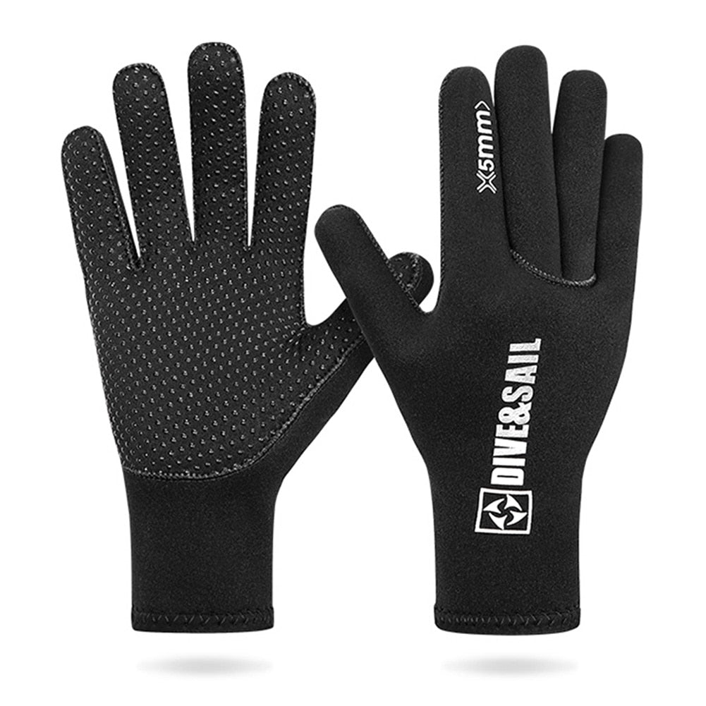 5-3MM Neoprene Swimming Gloves Non-slip Anti Scratch - activesportslife