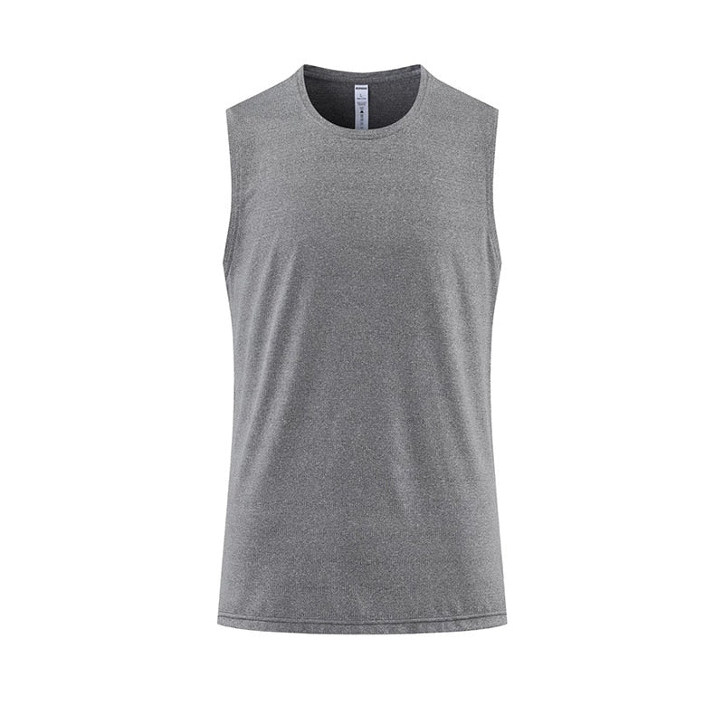 Quick Dry Fitness Tank Top Men Bodybuilding Sleeveless Shirt - activesportslife