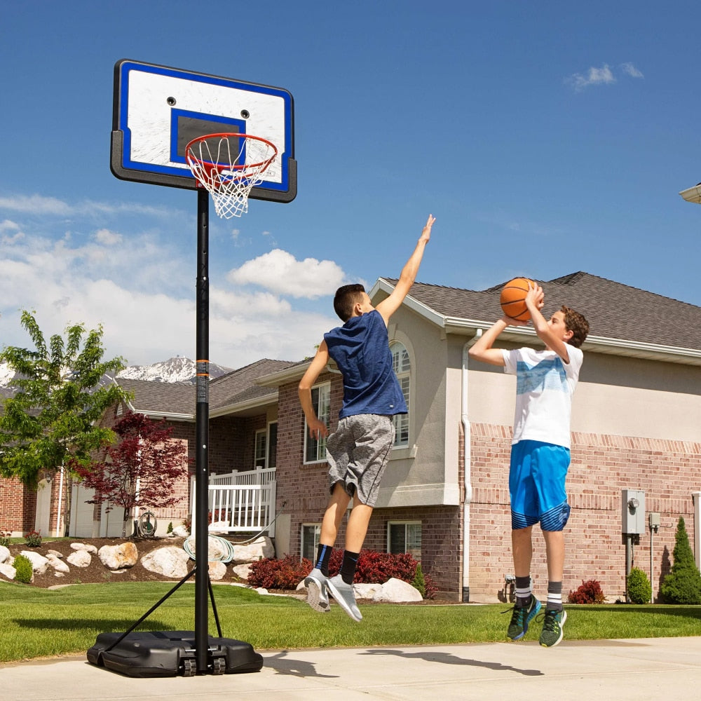 Lifetime 7.5 - 10ft Adjustable height, 44 in. Impact Backboard Basketball Hoop - activesportslife