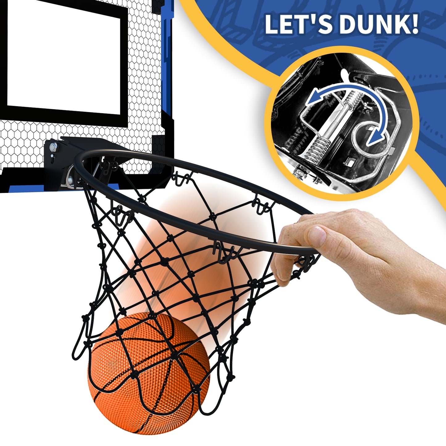 QDragon Kids Toys Basketball Hoop Foldable Basketball Stand Outdoor Indoor For Children - activesportslife