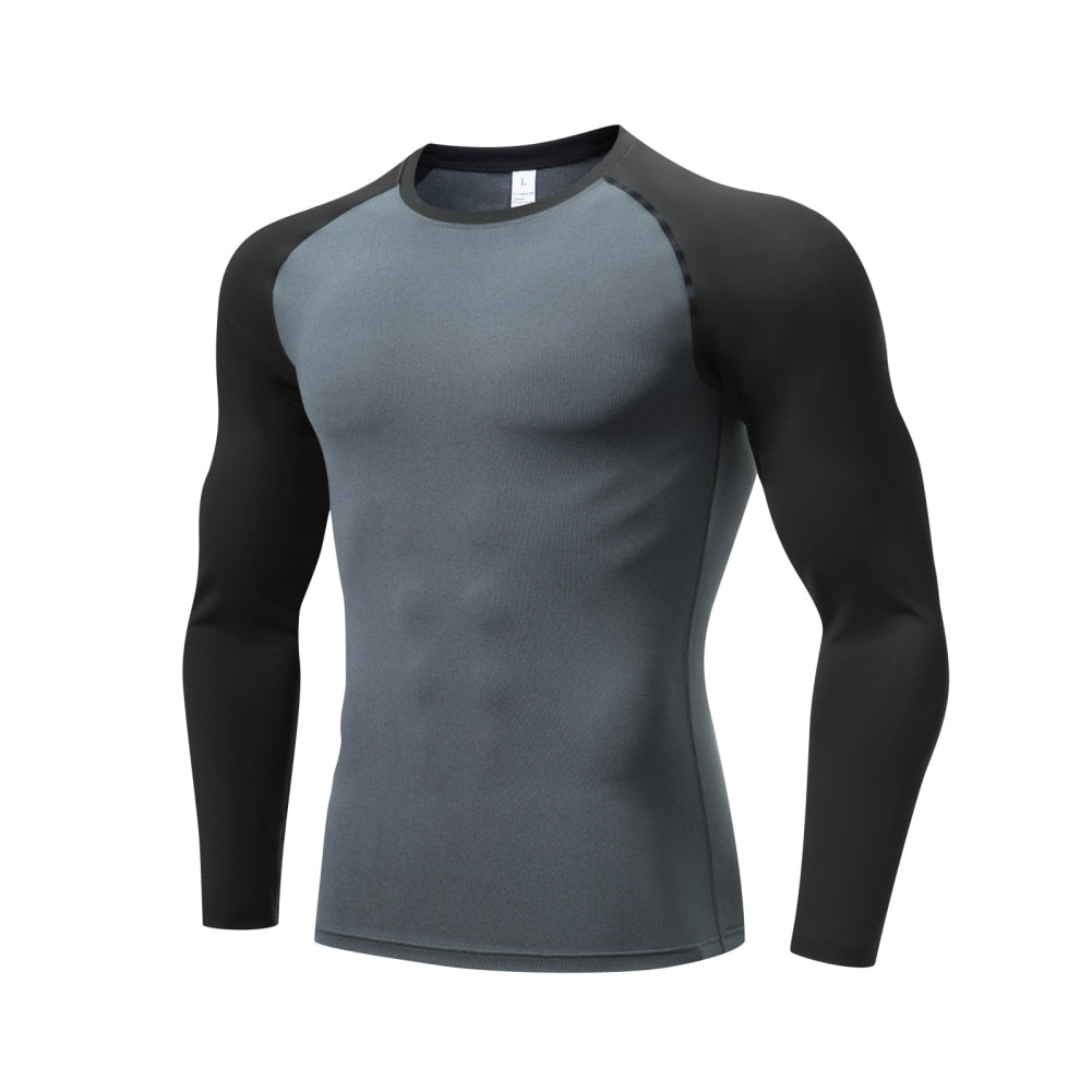 Men's Running T-shirts Sport Top Workout Breathable Long Sleeve - activesportslife