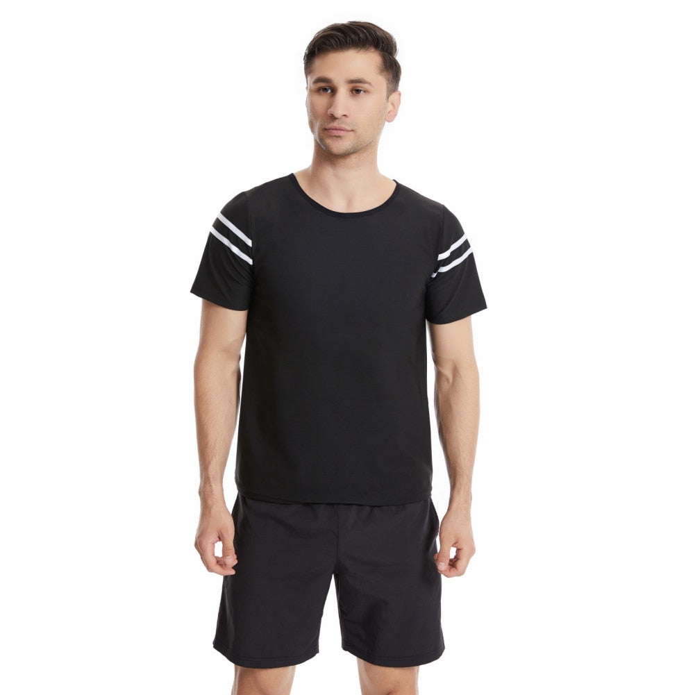 Men's Body Shaping Tight Fitting Sports Shirt - activesportslife