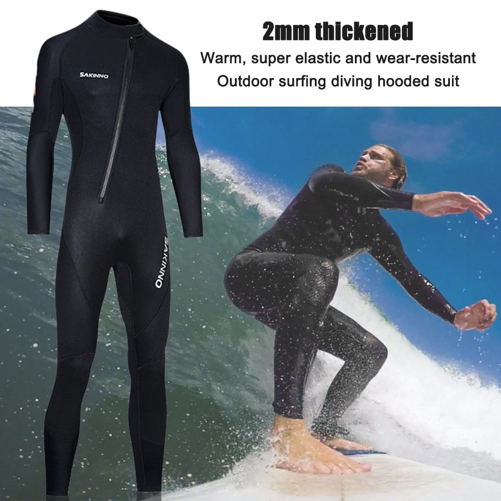 Neoprene Long Sleeve Diving Surfing Elastic Wetsuits - activesportslife