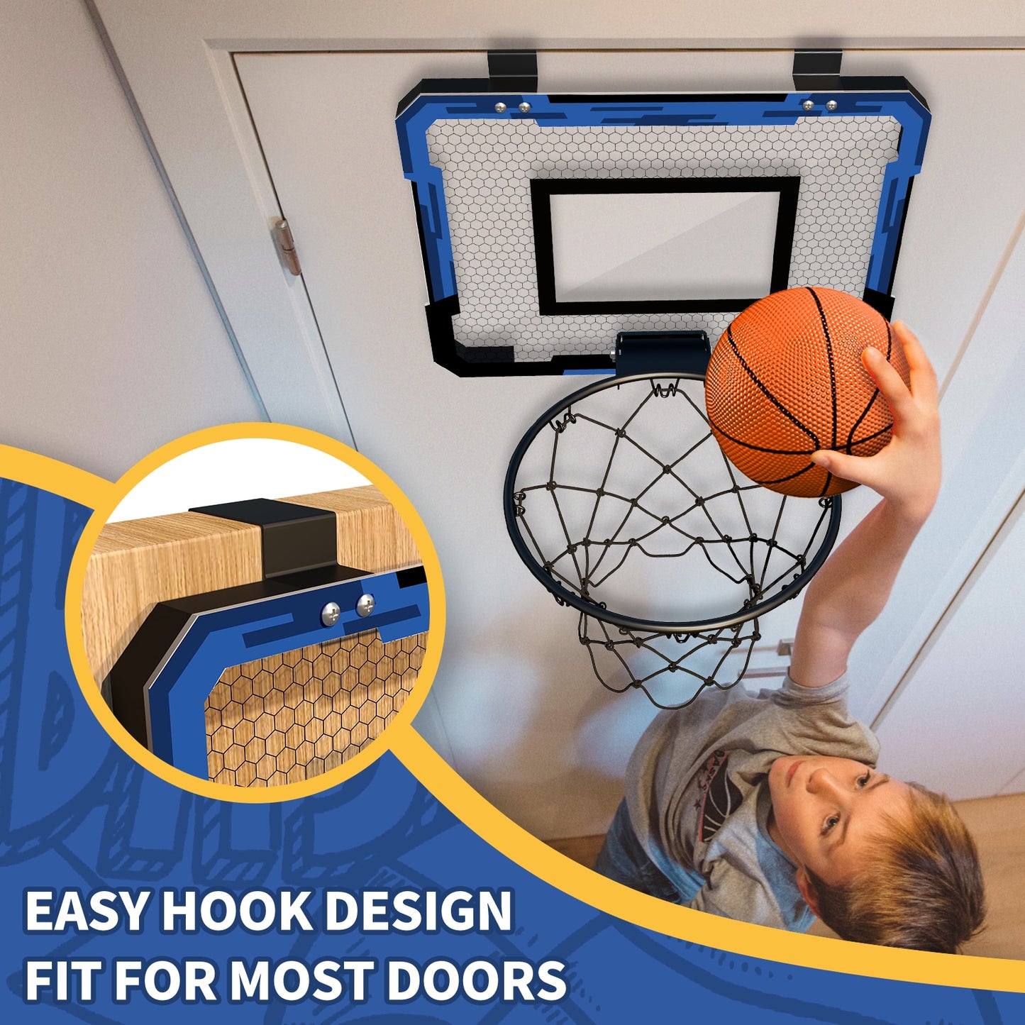 QDragon Kids Toys Basketball Hoop Foldable Basketball Stand Outdoor Indoor For Children - activesportslife