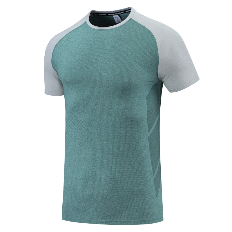 Men Fashion Short Sleeves Bodybuilding Fitness Cool Shirts - activesportslife