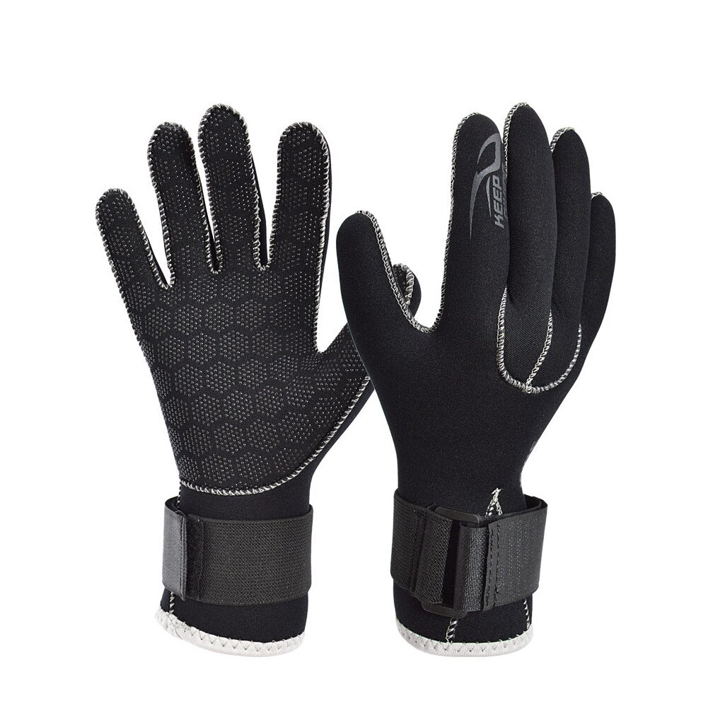 3-5mm Neoprene Swimming Diving Gloves - activesportslife