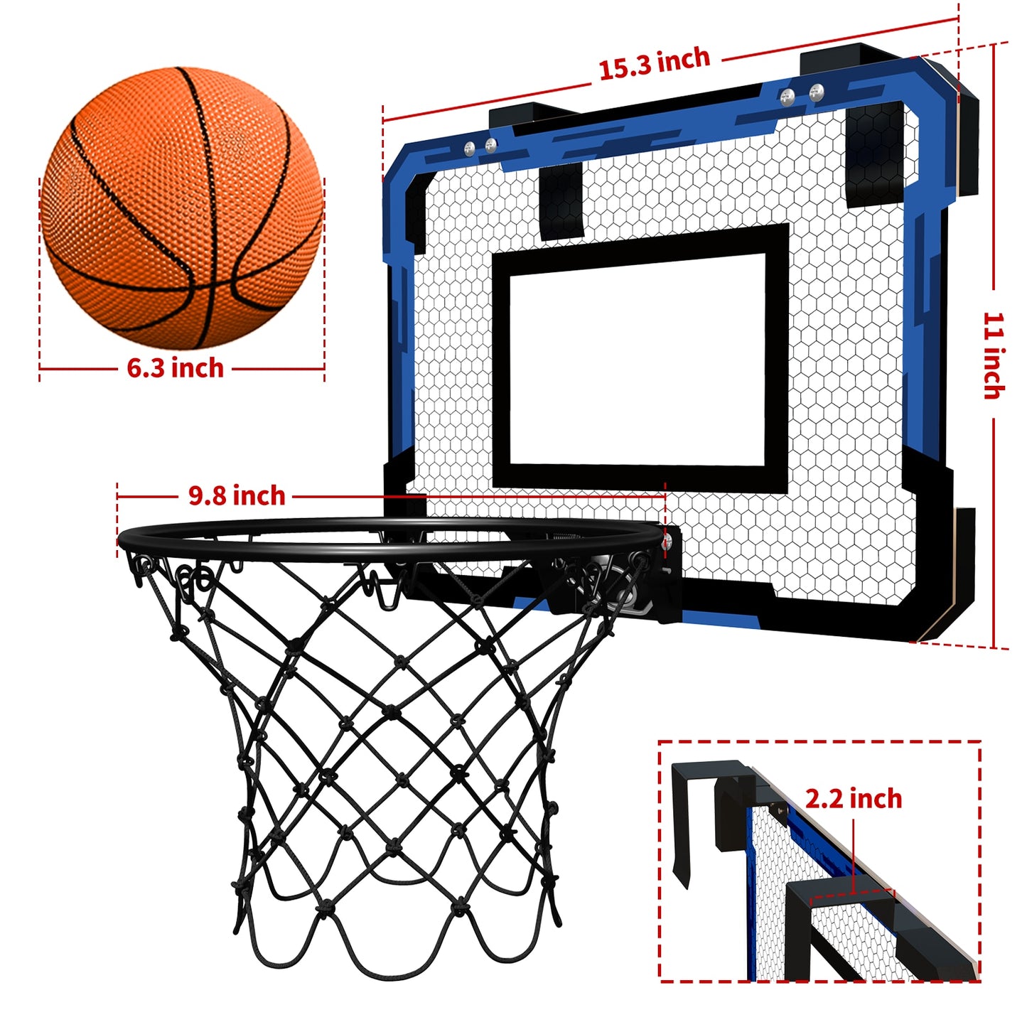 QDragon Kids Toys Basketball Hoop Foldable Basketball Stand Outdoor Indoor For Children - activesportslife