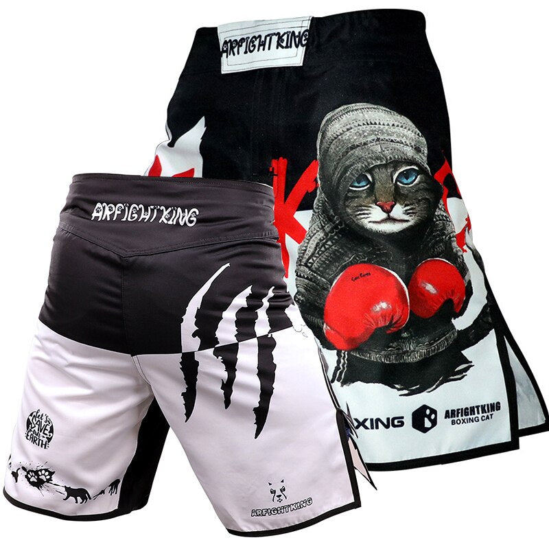 MMA Shorts Tiger Muay Thai Pants Mixed Martial Arts Jiu-jitsu Grappling Sparring Kickboxing Boxing Training Shorts - activesportslife