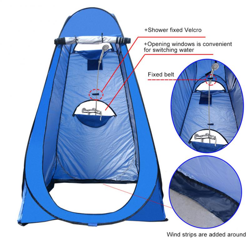 Portable Outdoor Camping Changing Fitting Room Shower Mobile Toilet Tent - activesportslife