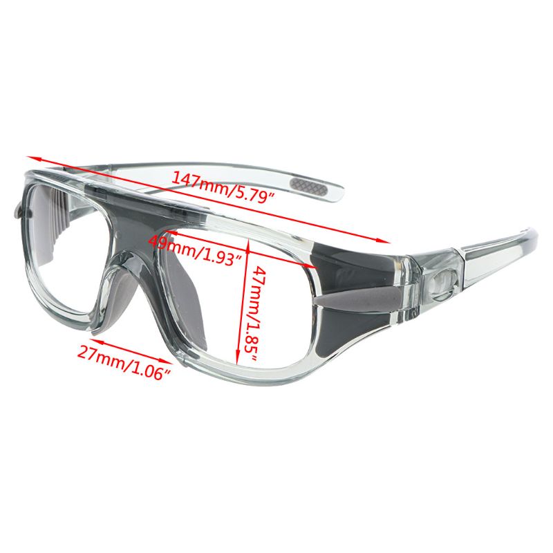 Sports Glasses Basketball Protective Eye Safety Goggles Optical Frame Removable Mirror Legs Myopia - activesportslife