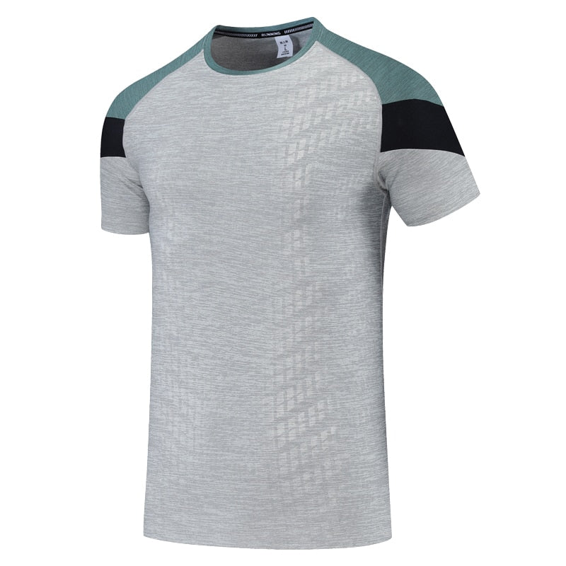 Men Fashion Short Sleeves Bodybuilding Fitness Cool Shirts - activesportslife