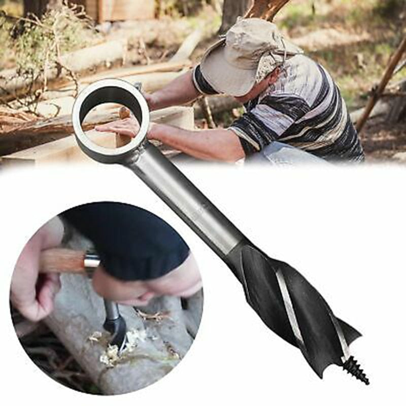 Bushcraft Auger Wrench Outdoor Survival Hand Drill Survival Gear - activesportslife