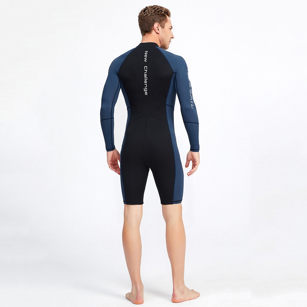 Neoprene Diving Surfing Suit w/ Zipper elastic Anti-scratch - activesportslife