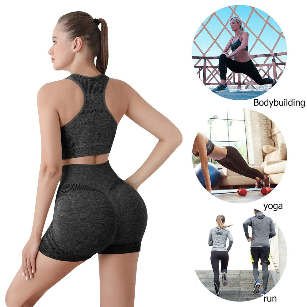 Women's Seamless Yoga Workout Set