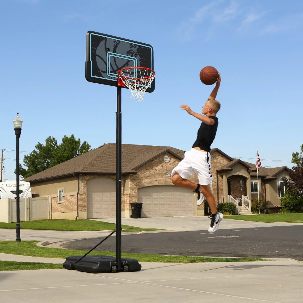 Lifetime 7.5 - 10ft Adjustable height, 44 in. Impact Backboard Basketball Hoop - activesportslife