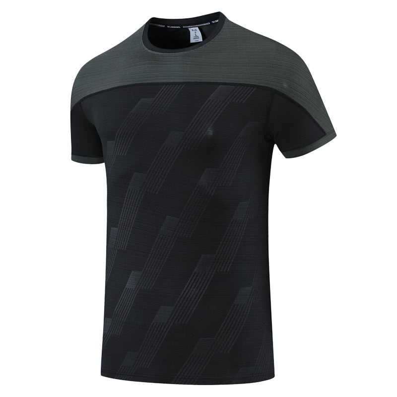 Men Fashion Short Sleeves Bodybuilding Fitness Cool Shirts - activesportslife