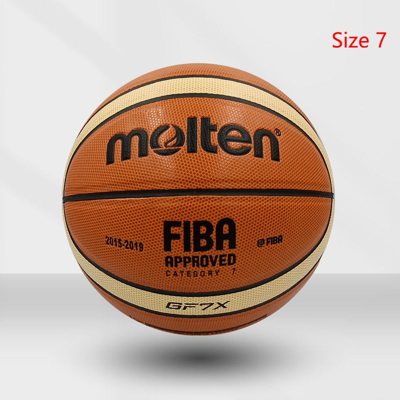 Molten Basketball Ball Official Size 7/6/5 PU Leather Outdoor Indoor - activesportslife