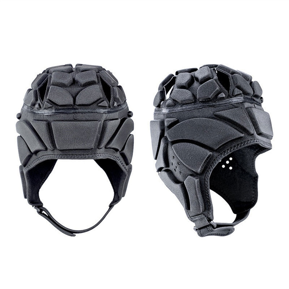 Kids and Adult Professional Soccer Goalkeeper Helmet Sports Rugby Scrum Cap Head Guard Goalie Protector 3 Options - activesportslife