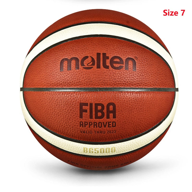 2022 Molten Basketball Ball PU Material Size 7/6/5 Outdoor Indoor Match - activesportslife