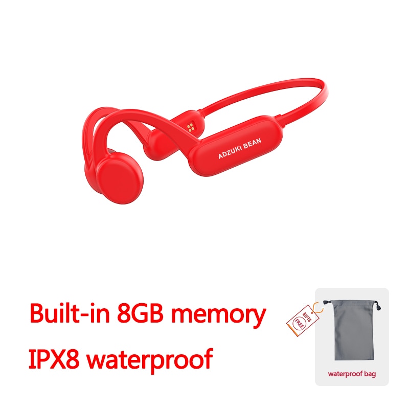 XIAMI Bluetooth Earphone Swimming IPX8 / IPX4 Headphones With Mic Wireless Waterproof Headset for Iphone - activesportslife