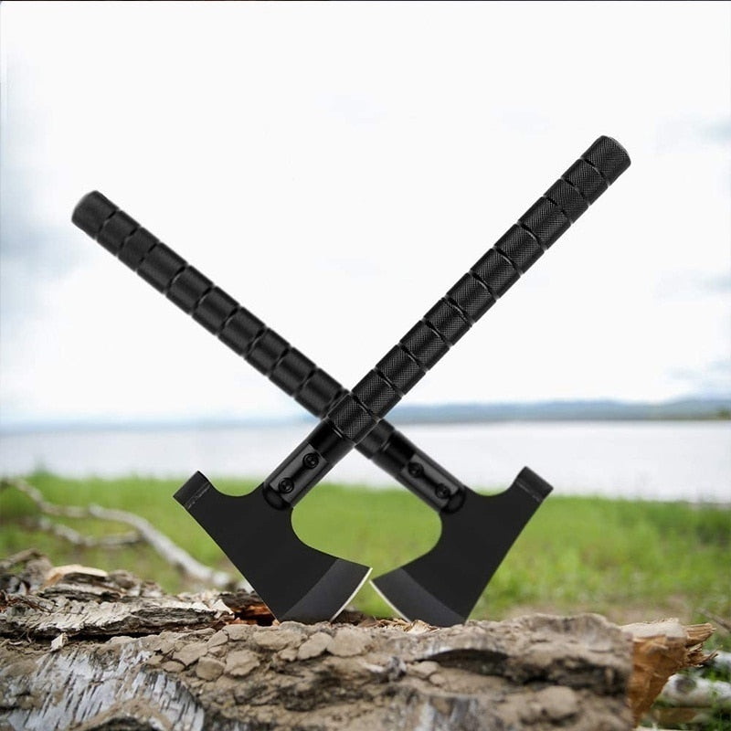 Survival Camping Axe Foldable Tactical Axe Multi Tool Emergency Gear Outdoor Tomahawk Wild Hatchet AX - activesportslife