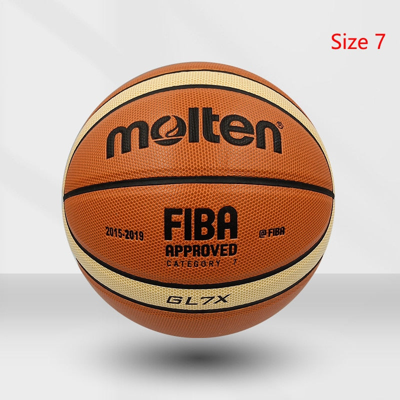 Molten Basketball Ball Official Size 7/6/5 PU Leather Outdoor Indoor - activesportslife