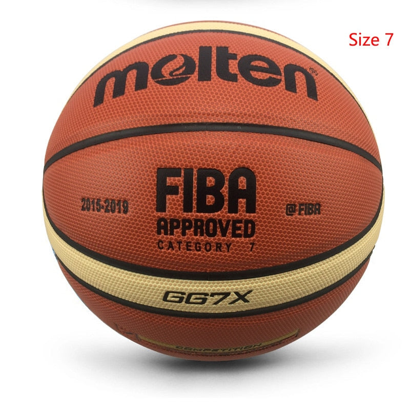 2022 Molten Basketball Ball PU Material Size 7/6/5 Outdoor Indoor Match - activesportslife