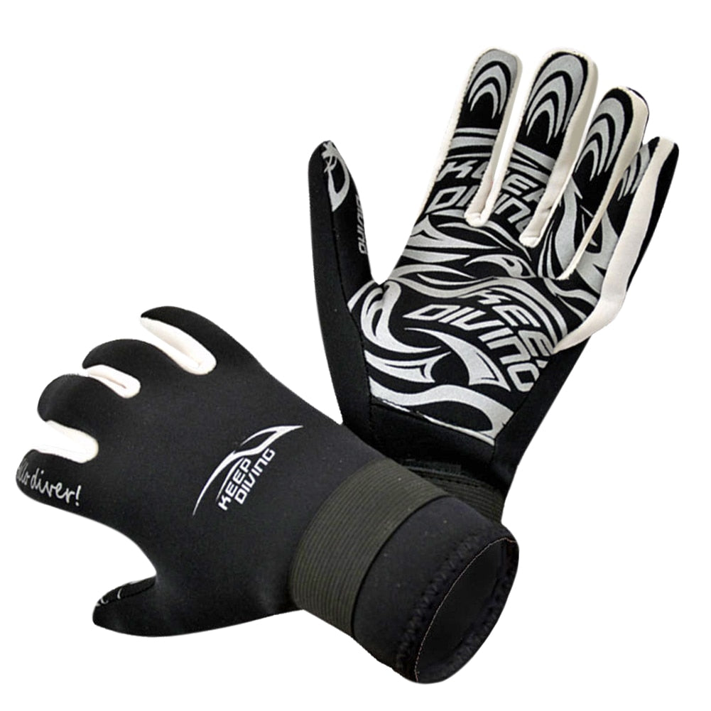 5-3MM Neoprene Swimming Gloves Non-slip Anti Scratch - activesportslife